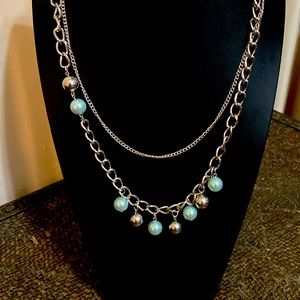 Two-strand Beaded Necklace